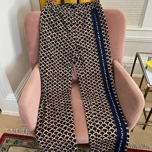 Valentino Patterned Pants with Black and Brown Accents